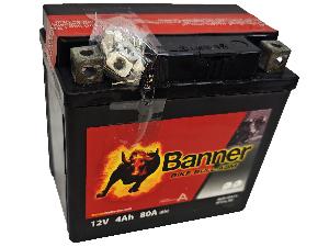 Аккумулятор 4Ач "BANNER BIKE Bull YTX5L-BS" О.П. 114х71х106 