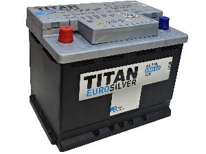 Аккумулятор 61Ач "TITAN EURO SILVER" П.П. 242х175х190 
