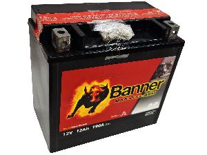 Аккумулятор 12Ач "BANNER BIKE Bull YTX14-BS" П.П. 150х87х145 
