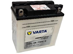 Аккумулятор 9Ач "VARTA FUNSTART 12N9-3B, YB9L-B" О.П. 136х76х140 