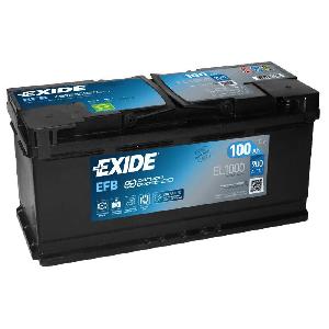 Аккумулятор 100Ач "EXIDE EFB" О.П. 353х175х190 