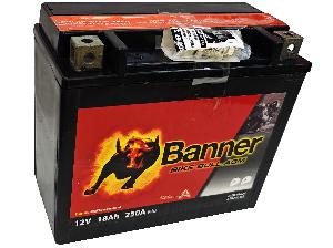 Аккумулятор 18Ач "BANNER BIKE Bull YTX20L-BS" О.П. 175х87х155 