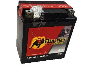 Аккумулятор 6Ач "BANNER BIKE Bull YTX7L-BS" О.П. 115х72х132 