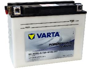 Аккумулятор 20Ач "VARTA FUNSTART Y50-N18L-A" О.П. 205х90х160 