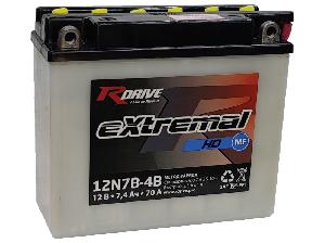 Аккумулятор 7,4Ач "RDrive eXtremal HD 12N7B-4B" П.П. 150х60х130 