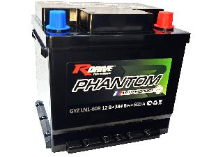 Аккумулятор 30Ач "R-Drive PHANTOM MOTORSPORT GYZ LN1-60R" О.П. 207х175х190 