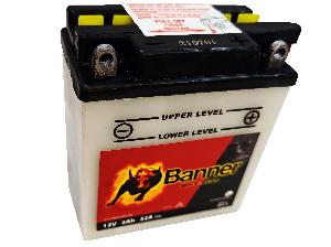 Аккумулятор 3Ач "BANNER BIKE Bull YB3L-B" О.П. 100х58х112 