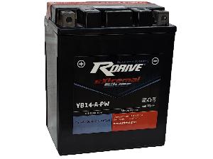 Аккумулятор 12Ач "RDrive eXtremal SILVER AGM YB14-A-PW" П.П. 133х90х164 