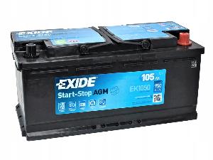 Аккумулятор 105Ач "EXIDE AGM" О.П. 394х175х190 