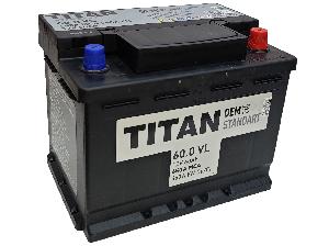 Аккумулятор 60Ач "TITAN STANDART" О.П. 242х175х190 