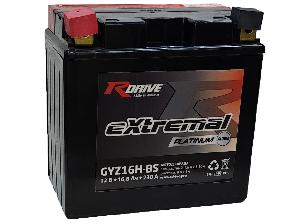 Аккумулятор 16Ач "RDrive eXtremal PLATINUM AGM GYZ16H-BS" П.П. 150х87х147 