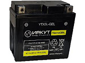 Аккумулятор 4,6Ач "ИРКУТ YTX5L-GEL" О.П. 114х71х107 
